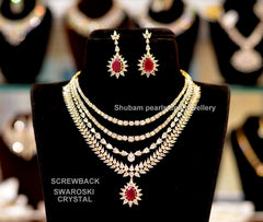 NECKLACE necklace 096 DIAMOND RUBY