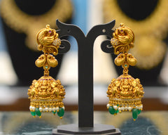 Earring Earrings 024 NAKSHI AD STONE EMERALD