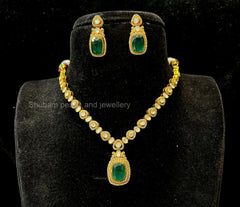 NECKLACE Necklace 562 MOISSANITE EMERALD