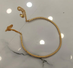 DORI AND CHAINS Hasli003 GOLDEN STONE small