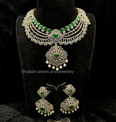 NECKLACE necklace 390 DIAMOND EMERALD