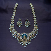 NECKLACE Long necklace 776 - NE776 NAKSHI AD STONE EMERALD