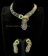 NECKLACE necklace 565 DIAMOND EMERALD