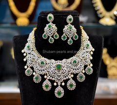 NECKLACE Necklace 013 DIAMOND EMERALD