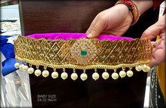 VADDANAM Drops BABY BELT 002 - BAT002 DIAMOND EMERALD