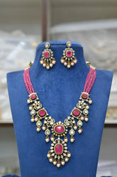 NECKLACE Nk041 VICKTORIAN RUBY Mozonite