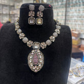 NECKLACE Nk133 VICKTORIAN MINT PINK