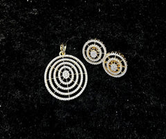 PENDANT SET CHAINS Pendant set 017 DIAMOND WHITE