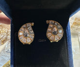 Earring Earrings 269 MOZONITE GOLDEN