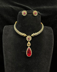 PENDANT SET CHAINS Pendant hasli 150 VICKTORIAN RUBY