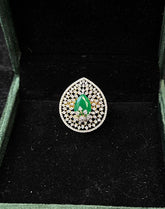 FINGERRING Finger ring 40 DIAMOND EMERALD