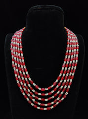 BEADS MALA AND CHAINS POTH AND BEADS 029 RUBY 18-20