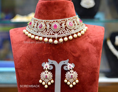 CHOKER Choker 080 DIAMOND RUBY