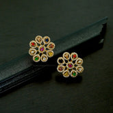 STUDS EARTOPS EARTOPS 009 Navratna SCREW STYLE BACK
