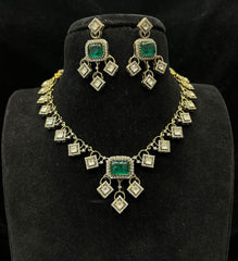 NECKLACE necklace 388 MOISSANITE EMERALD
