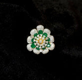 FINGERRING Finger ring 46 DIAMOND EMERALD