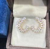 Earring Eartops 145 DIAMOND DUAL PLATING DIAMOND LOOK