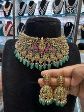 CHOKER cHOKER 075 NAKSHI AD STONE EMERALD