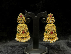 Earring EARRING 150 MATTE NAKSHI GOLDEN