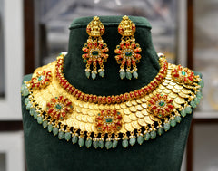 NECKLACE necklace 104 NAKSHI ANTQIUE CORAL