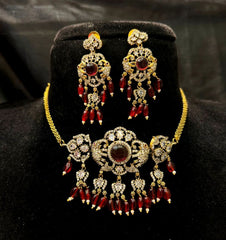 CHOKER Mini choker 073 VICKTORIAN RUBY