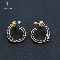 Earring Earrings 015 DIAMOND WHITE