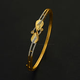 BRACELET/BANGLE Bracelet 056 DUAL PLATING DIAMOND LOOK Openable