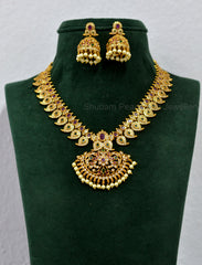 NECKLACE nk014 MATTE NAKSHI MULTI COLOR