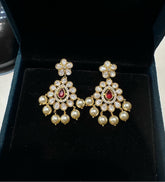 Earring Earrings 256 MOZONITE RUBY