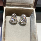 Earring eartops 047 DIAMOND WHITE