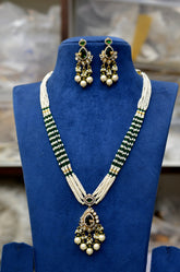 NECKLACE Necklace 827 MOISSANITE EMERALD