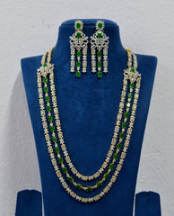 NECKLACE Necklace 920 DIAMOND EMERALD layers