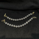 Diamond Champswirl Bracelet Medium — 1 Gram Gold Plated Imitation Jewellery