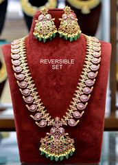 NECKLACE Long Mango reversible 001 - MAE001 KEMPu EMERALD