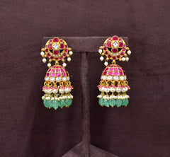 JADAU Jadau eartops 095 JADAU MULTI COLOR
