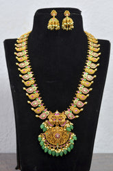 NECKLACE Necklace 952 NAKSHI JADAU MIX MULTI COLOR - MU LONG