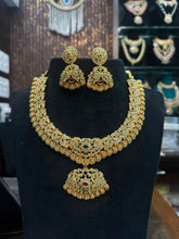 NECKLACE CZ kasul mala 001 NAKSHI AD STONE MULTI COLOR