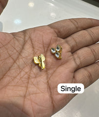 ACCESSORIES EAR 3 stone mango bagudi Kundan Small