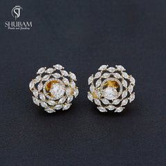 Earring Eartops 065 DIAMOND WHITE