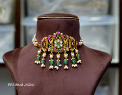 JADAU JADAU PEARLS UNIQUE CHOKER 97 JADAU RUBY