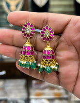 Earring Earrings 104 JADAU RUBY