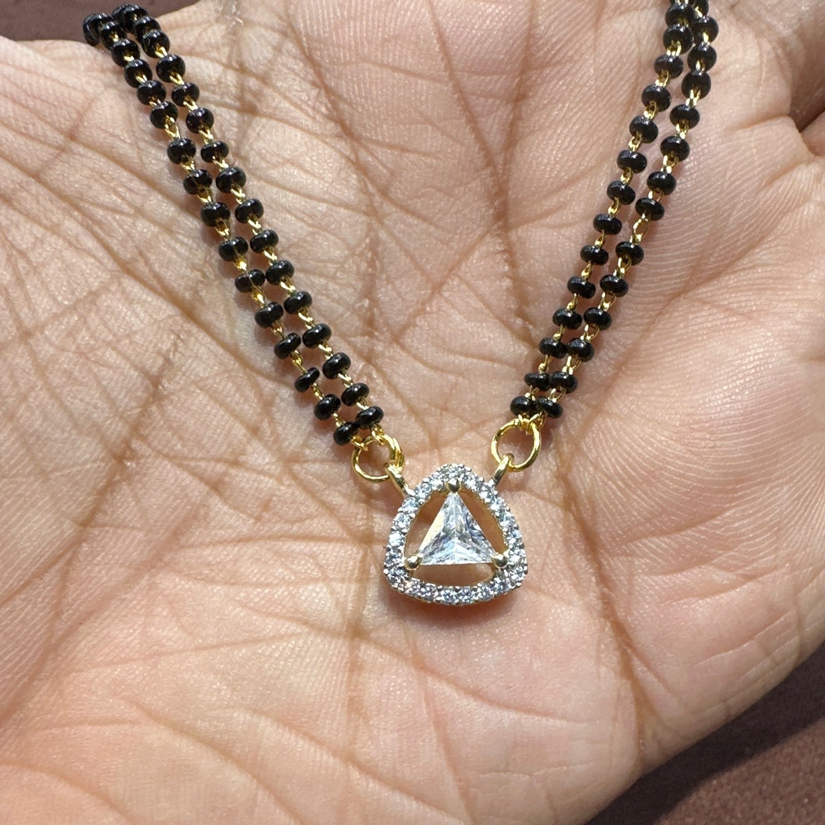 MANGALSUTRA MNG006 DIAMOND  WHITE