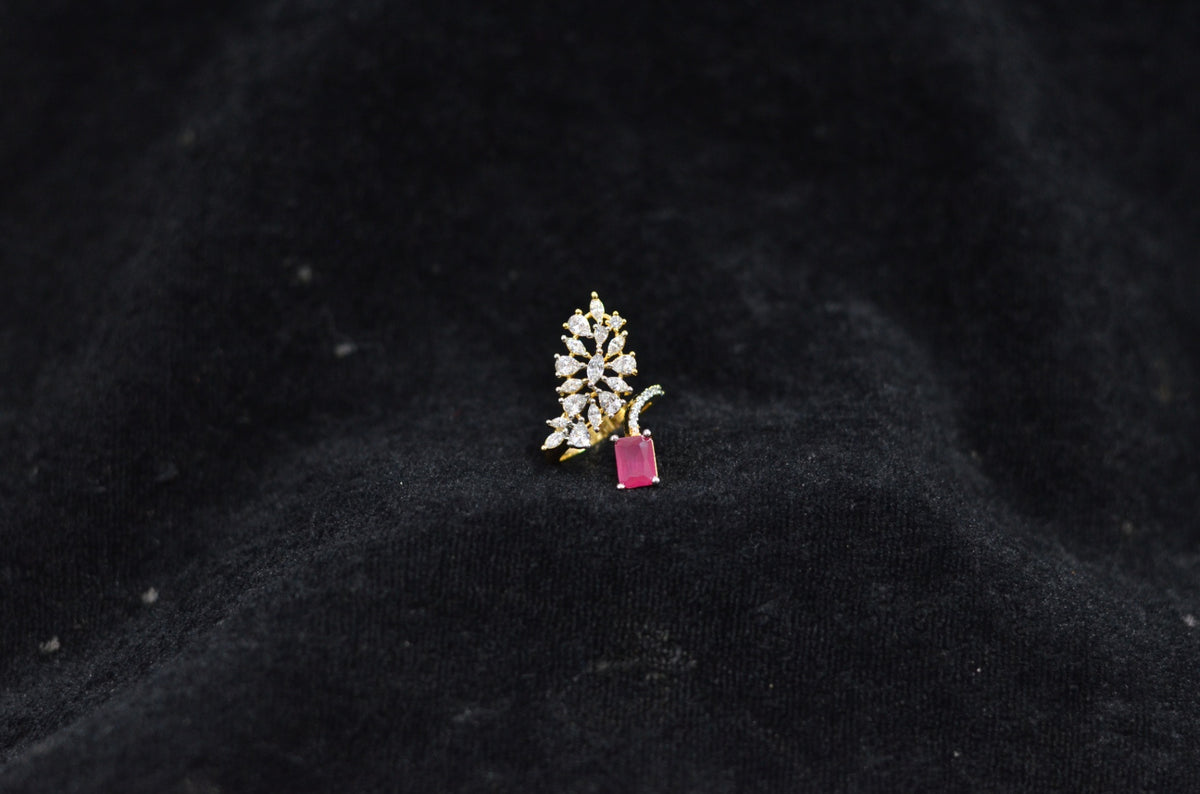 FINGERRING Finger ring 42 DIAMOND RUBY