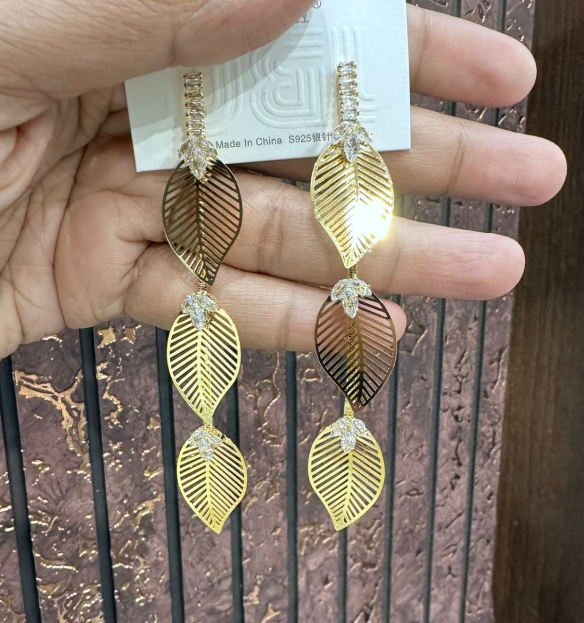Earring Earrings 016 ITALIAN  GOLDEN