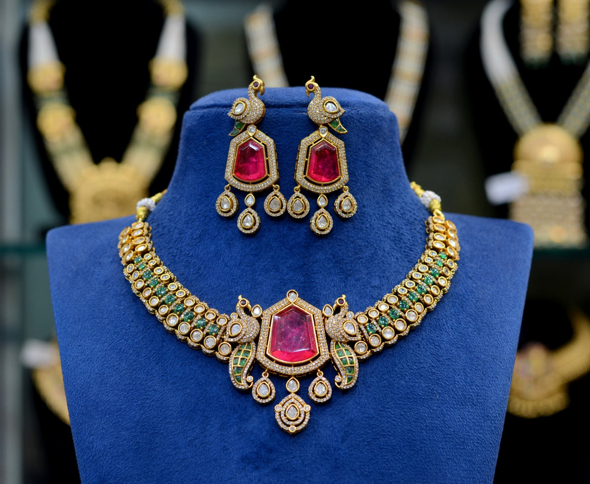 NECKLACE Necklace 900 MOZONITE RUBY