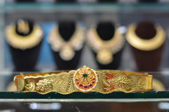 VADDANAM baby vaddanam 012 GOLDEN STONE MULTI COLOR