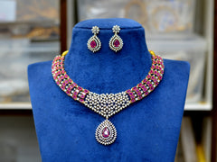 NECKLACE necklace 763 DIAMOND RUBY