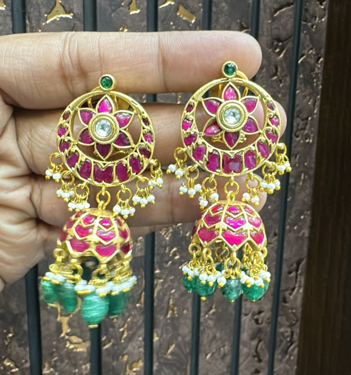 JADAU earrings 090 JADAU MULTI COLOR