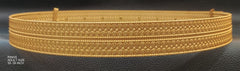 VADDANAM Rings vaddanam 133 - VA133 MATTE NAKSHI matte golden