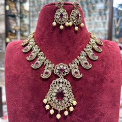 NECKLACE NE521 VICKTORIAN  RUBY